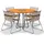 Houe Circle Ø 110 x 75 cm Aluminium/Bambus Natur