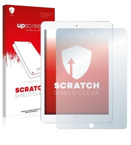upscreen® Scratch Shield Clear Premium Displayschutzfolie für Apple iPad 6. Generation 9.7 (2018)