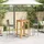 vidaXL Gartenbar-Set 3-tlg. Grau