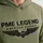 PME Legend Hooded soft terry mit Logo Hoodie Grün M