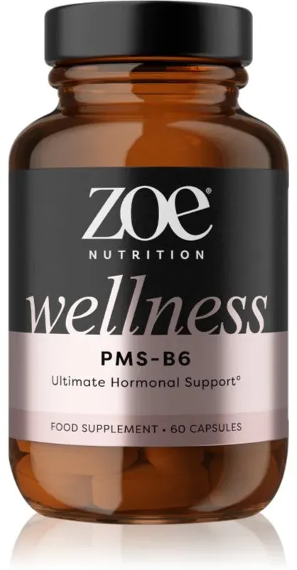 ZOE Wellness PMS-B6 Kapseln zur Unterstützung des hormonellen Gleichgewichts 60 KAP