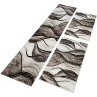 OTTO home Bettumrandung OTTO HOME "Tritom" Gr. 14, braun, H:9mm, Obermaterial: 100% Polypropylen, Bettumrandungen, mit besonders weichem Flor, Kurzflor, modernes Wellen Muster