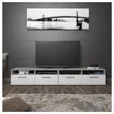 Vicco TV-Lowboard weiß/beton