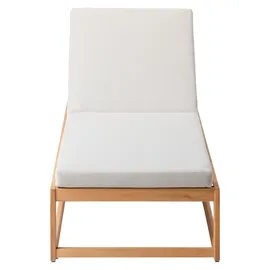 Dehner Port-au-Prince Sonnenliege 208 x 75 x 90 cm Beige/Braun