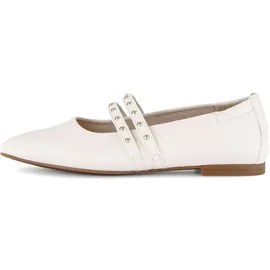 Gabor Ballerina GABOR "Eleganter Ballerina", Damen, Gr. 38, creme, Schuhe Ballerina