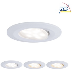 Paulmann LED Outdoor Einbauleuchte CALLA IP65, schwenkbar, 230V, 5.5W 3000-6500K 550lm 100°, Weiß matt PAUL-99934
