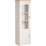 OTTO home Vitrine Indra 46 x 32 x 145 cm Gelb/Weiß