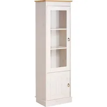 OTTO home Vitrine Indra 46 x 32 x 145 cm Gelb/Weiß
