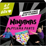 Pampers Ninjamas Nachthöschen, / Höschenwindeln für Mädchen 4-7 Jahre, Monatsbox