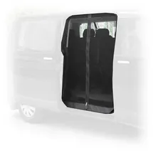Omac Autosonnenschutz Moskitonetz Magnetisch für Citroen Berlingo 2019-2025 Schiebetür, 30 x 3 cm, Magnetisch, doppelseitige Reißverschluss schwarz
