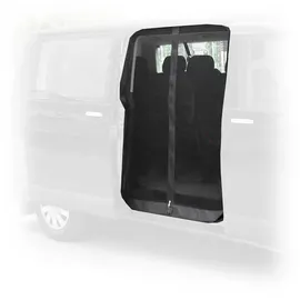 Omac Autosonnenschutz Moskitonetz Magnetisch für Citroen Berlingo 2019-2025 Schiebetür, 30 x 3 cm, Magnetisch, doppelseitige Reißverschluss schwarz