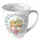 Ambiente Home Tasse 0,4 l Weiß/Bunt