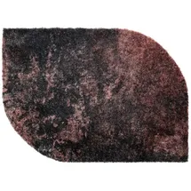 Schöner Wohnen Fußmatte innen - Schmutzfangmatte 67 x 100cm abgerundet anthrazit-braun - rutschfeste Sauberlaufmatte - Fussmatte Haustür - Türmatte waschbar bei 30°C