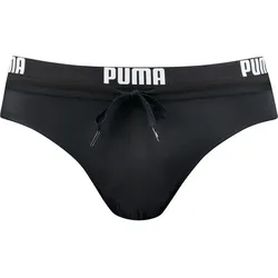 PUMA Herren Badehose Badeshorts Klassischer Badeslip Summer Brief Swim Shorts SCHWARZ 2XL