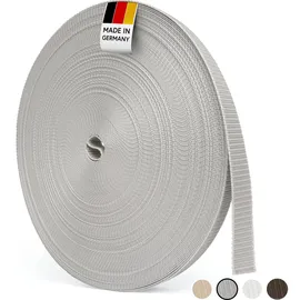 BAUHELD 50m Rollladengurt 23mm Grau