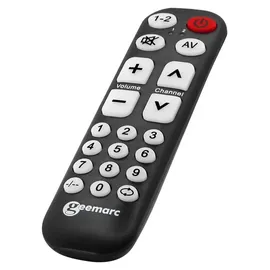 Geemarc TV-10 Universal Fernbedienung Schwarz