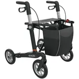 Rehasense Athlon SL Carbon Rollator leicht faltbar mit Softrädern schwarz Größe M