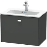 Duravit Waschtischunterschrank wandhängend „Brioso“ 62 × 44,2 × 38,9 cm, in Graphit Matt