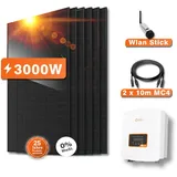 3000W Solaranlage Set Photovoltaik - SOLIS Wechselrichter mit WLAN