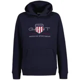 GANT Archive Shield Hoodie Sweatshirt Blau 134/140