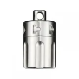 Titan Pillendose, Kleine Pillenbox mit Schlüsselanhänger, Wasserdicht Notfallpillen Box für Outdoor Camping Notfall Medikamente