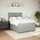 vidaXL Boxspringbett 140 x 200 cm Hellgrau