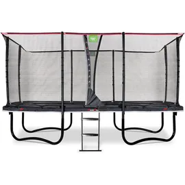 EXIT TOYS PeakPro 275 x 458 cm inkl. Sicherheitsnetz und Leiter schwarz