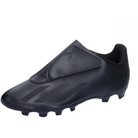 adidas X Crazyfast.4 Vel Fxg J Football Shoes (Firm Ground), Core Black/Core Black/Core Black, 34