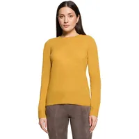 Betty Barclay Kaschmir-Pullover mit Rundhalsausschnitt 44, gold, | 44