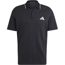 adidas Essentials Small Logo Piqué schwarz L