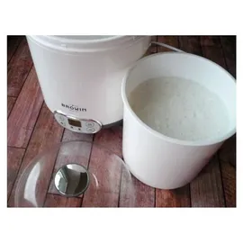 BROWIN Joghurtbereiter mit Thermostat, weiß,