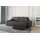 moeblo Ecksofa Lisbon – Ottomane beidseitig montierbar, Ecksofa aus Bouclé, Couch für Wohnzimmer, Schlafsofa Sofagarnitur Sofa Eckcouch L-Form,... - Schwarz