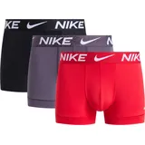 Nike Trunk 3PK rot/schwarz XL 3er Pack
