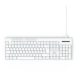 173053 CK-200 Heimbüro Tastatur USB (Weiß)