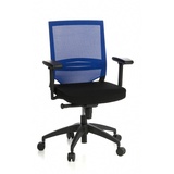 HJH Office Porto Base Netzstoff schwarz / blau