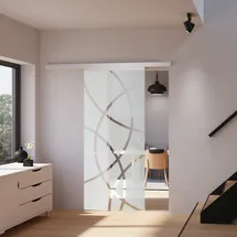 Inova Kreisförmig beidseitig 88 x 203,5 cm weiß