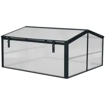 Floraworld Gewächshausaufsatz 87x87x46cm - schwarz