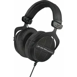 Beyerdynamic DT 990 Black Special Edition (250 Ohm) (keine Geräuschunterdrückung, 0 h, Kabelgebunden), Kopfhörer, Schwarz, Silber
