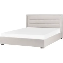 Beliani Rouen 180 x 200 cm Hellbeige