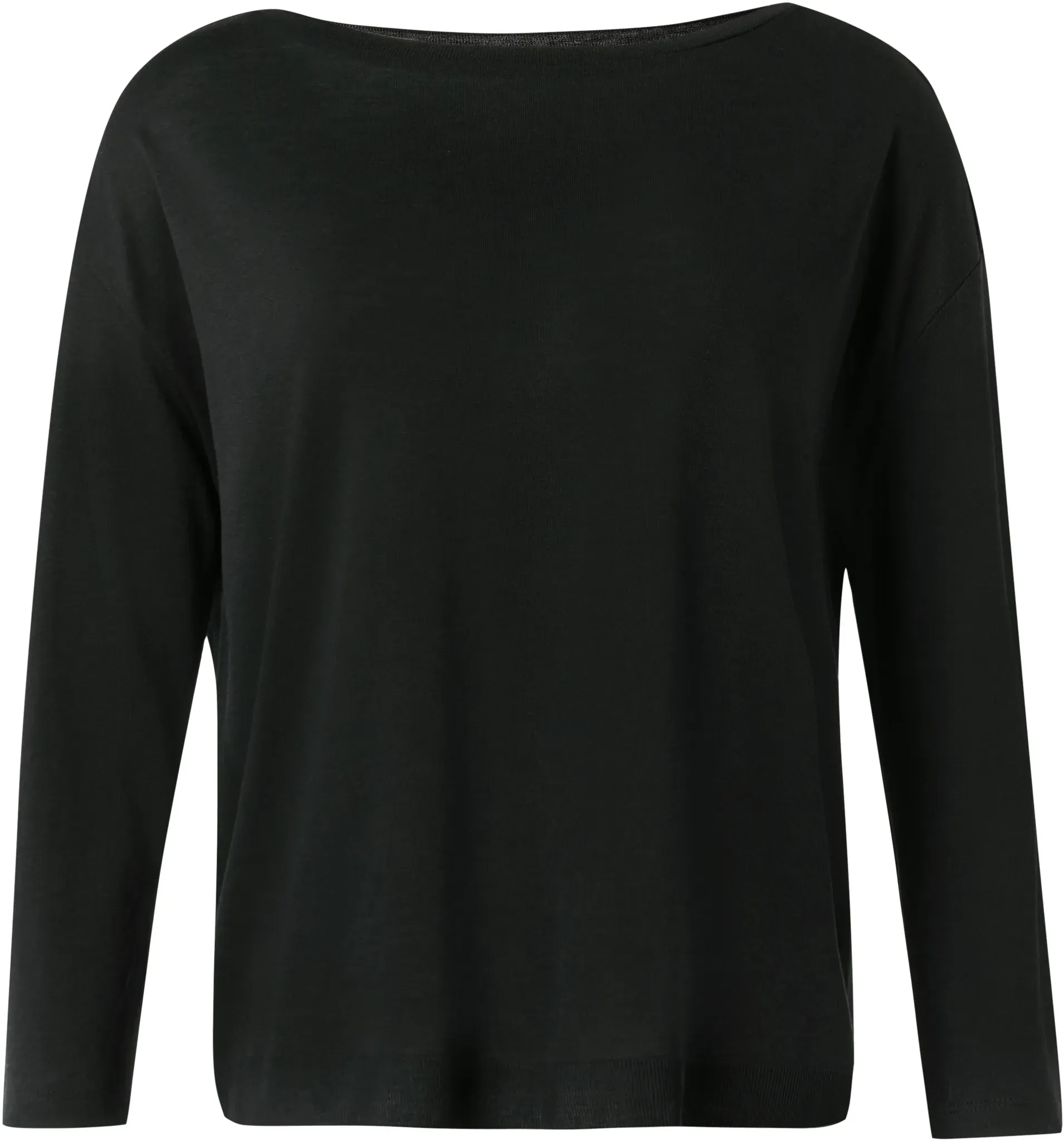 Comma Langarmshirt, mit modernem Schnitt Comma black 46