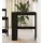 vidaXL Bartisch mit Regal 90 x 40 x 103,5 cm Schwarz Eichen-Optik
