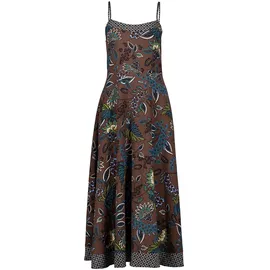 Zero Maxikleid Braun/Petrol 36