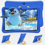 DigiLand Android 15 Kinder Tablet 10,1 Zoll, 6GB RAM + 64GB ROM (erweiterbar), Elternkontrolle, Kinder-Apps vorinstalliert, Doppelkamera, inkl.Schutzhülle (Ladegerät Nicht im Lieferumfang enthalten)