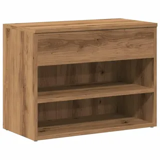 vidaXL Schuhbank Artisan-Eiche 60x30x45 cm Holzwerkstoff