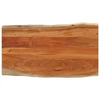 VidaXL Tischplatte 100x60x3,8cm Rechteckig Massivholz Akazie Baumkante