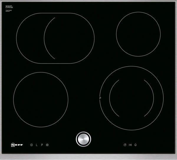 NEFF Elektro-Kochfeld von SCHOTT CERAN® N 70 T16TT76N0, mit intuitiver Twist Pad® Bedienung schwarz