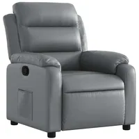 VidaXL Relaxsessel Grau Kunstleder