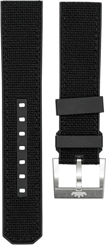 Fortis Hybrid Kautschuk/Textil Hybrid Strap 21mm B7000036 - schwarz