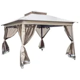 Jet-Line Faltpavillon 3,35 x 3,35 m Beige