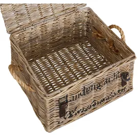 Home Affaire Truhenbank grau 52 x 31 x 41 cm